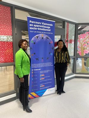 Natacha Castor, superviseure clinique en travail social et Micheline Rabet, leader en santé mentale